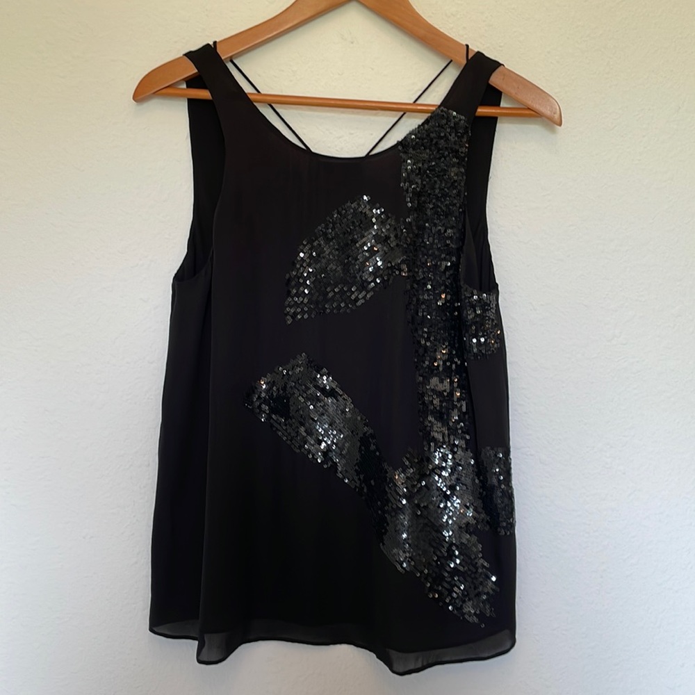 Halston Heritage Sequin Tank Size 6